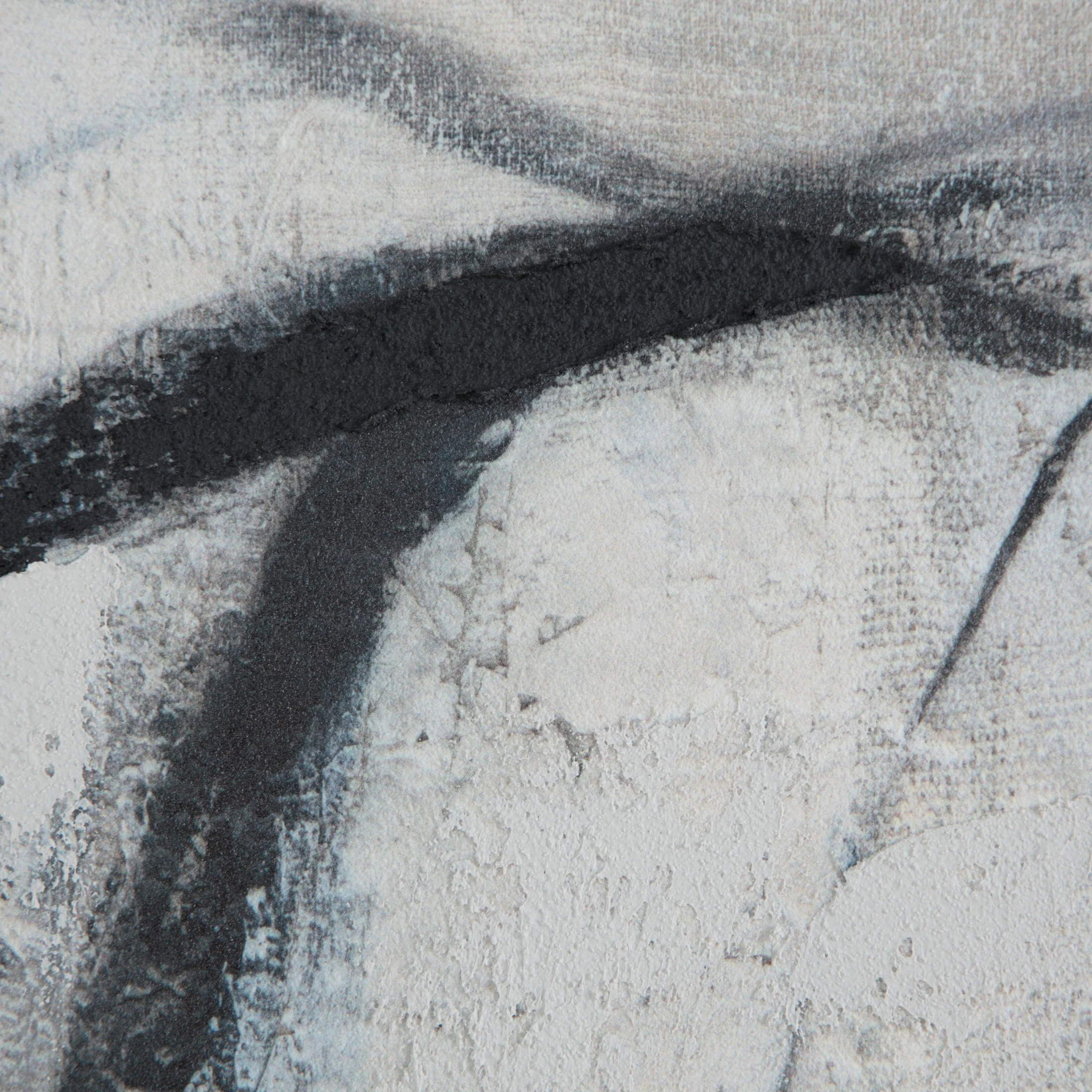 Obraz abstrakcja beżowo, czarny ręcznie malowany na płótnie 60x80 cm