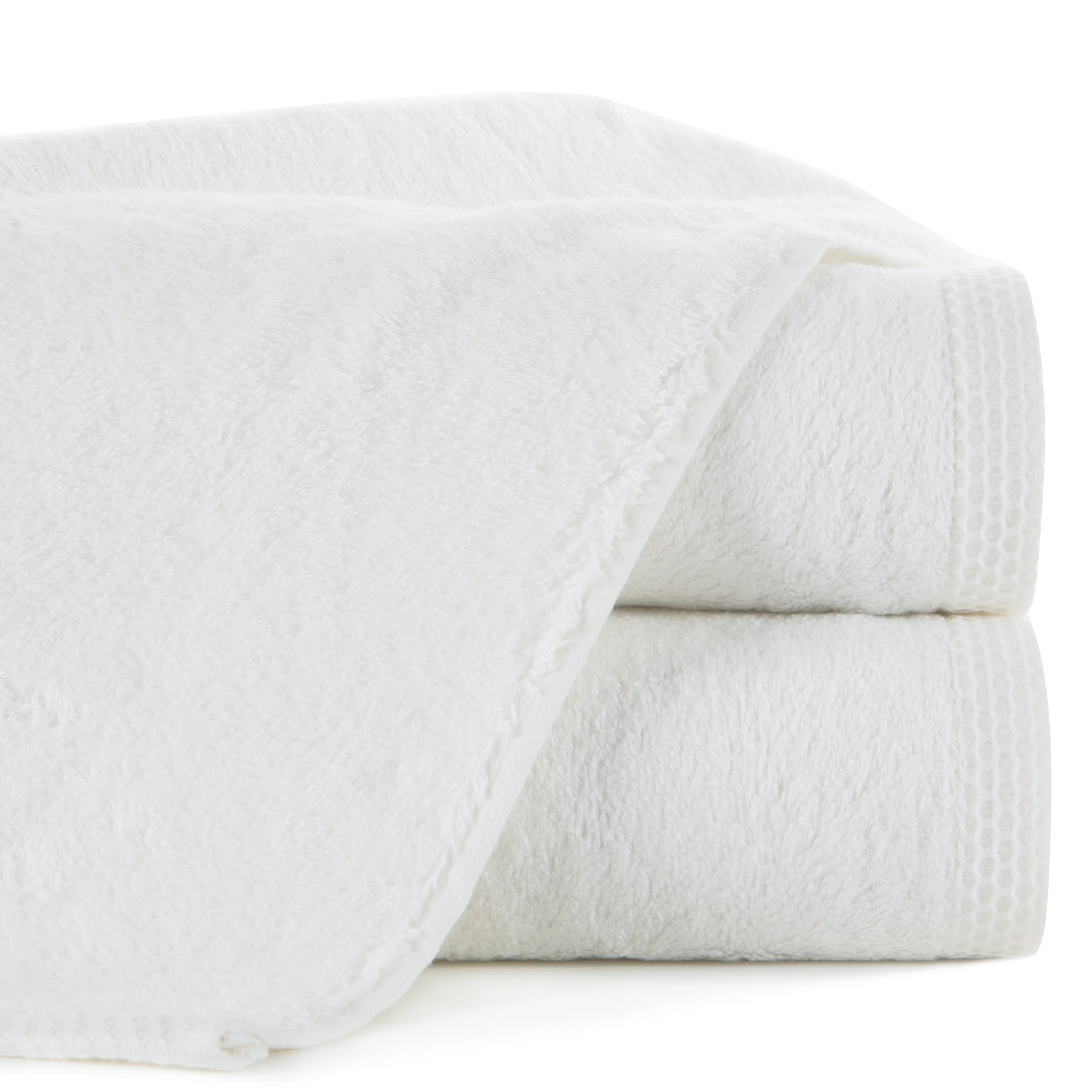 Ręcznik kąpielowy 50X90 cm bawełniany kolor biały 500 g/m2 HARMONY