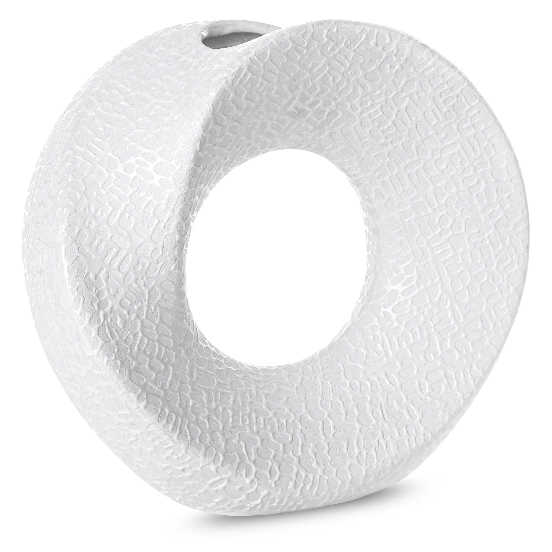 Wazon ceramiczny RISO z drobnym wzorem | eurofirany