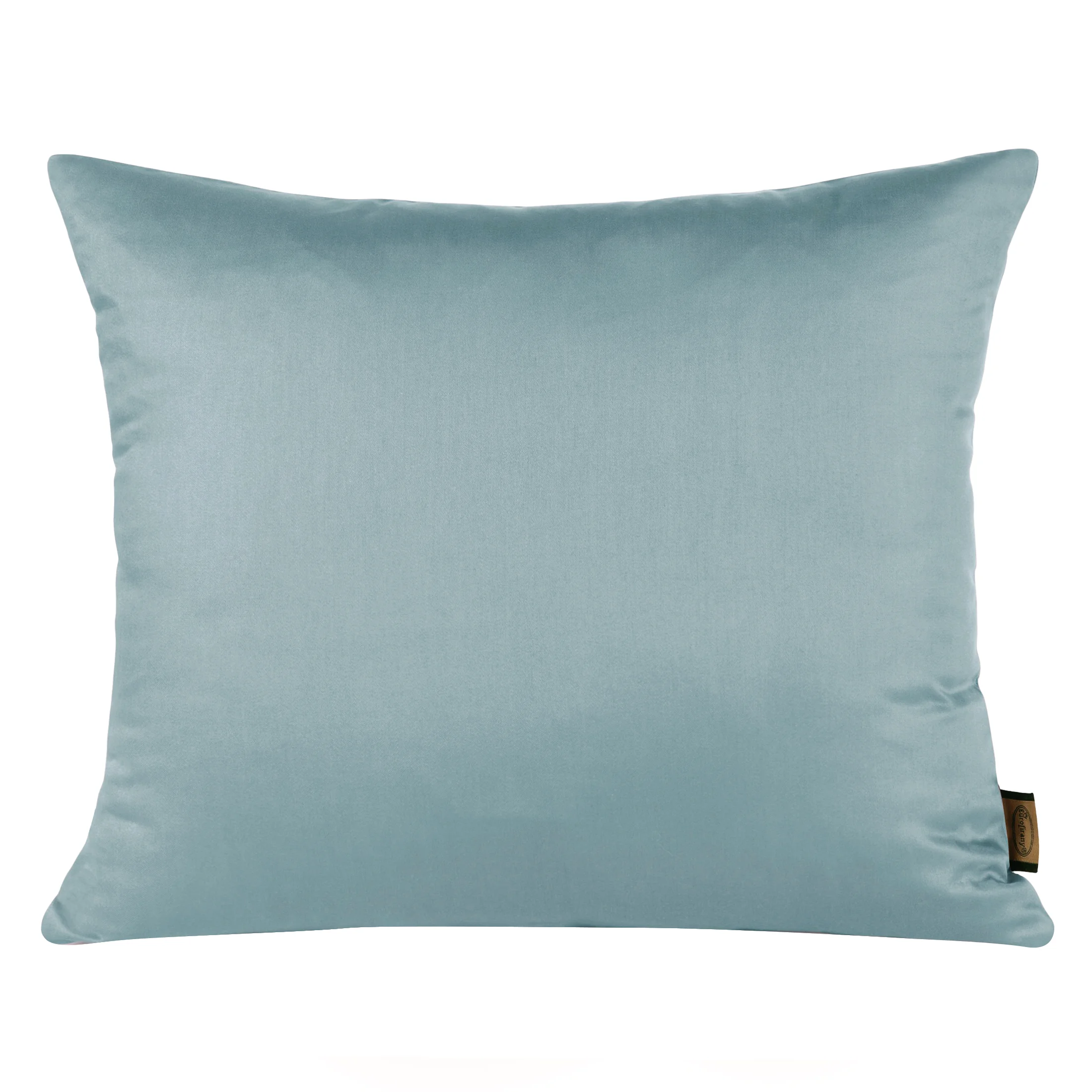 Poszewka na poduszkę 50x70 cm z satyny bawełnianej błękitna NOVA | eurofirany