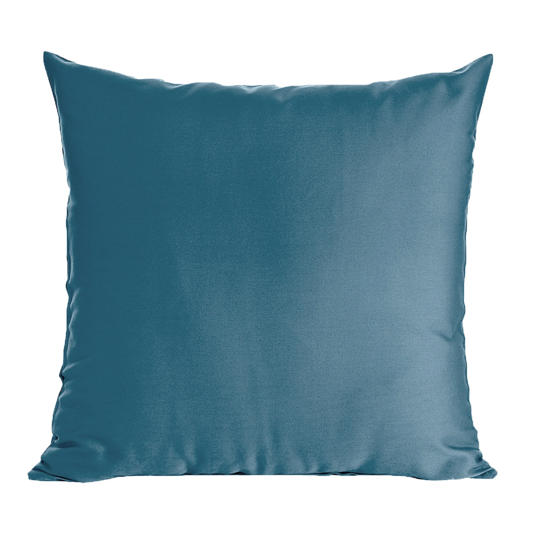 Poszewka na poduszkę 40x40 cm z satyny bawełnianej jedwabiście miękka, turkusowa NOVA Eurofirany | eurofirany