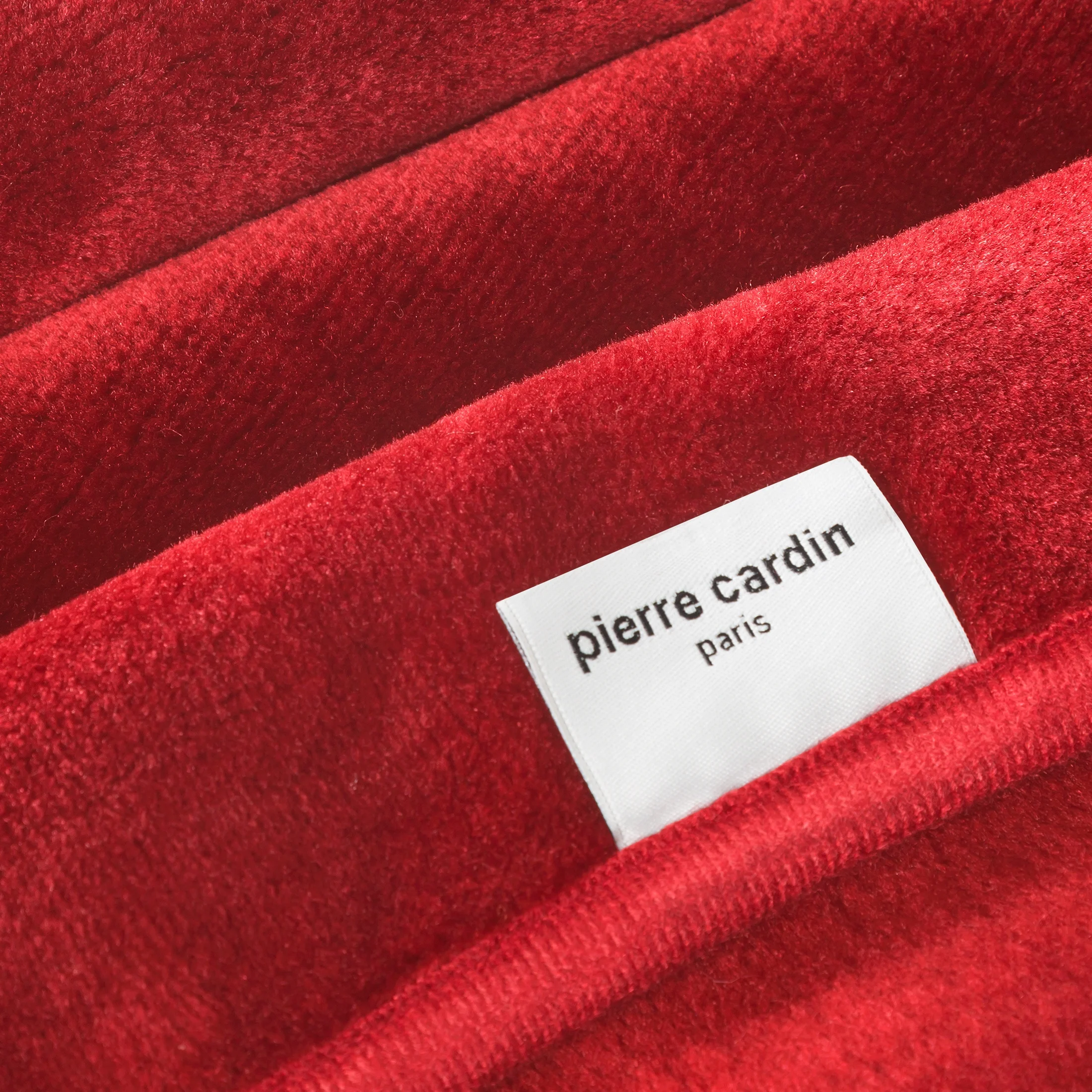 PIERRE CARDIN koc akrylowy CLARA z haftowanym logo