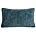 Poszewka na poduszkę 30x50 cm niebieska z plecionej szenilowej nici z efektem melanżu BARI