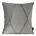 Poszewka na poduszkę 45x45 cm welwetowa srebrna z geometrycznym przeszywanym wzorem NALA 1 Eurofirany Premium
