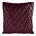 Poszewka na poduszkę 45x45 cm welwetowa, bordowa pikowana we wzór karo z ozdobną wypustką VELVET 27 Eurofirany Premium