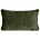 Poszewka na poduszkę 30x50 cm oliwkowa z szenilowej tkaniny ROSI - kolekcja FIORE