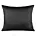Poszewka na poduszkę 50x70 cm z satyny bawełnianej czarna DINA