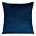Poszewka na poduszkę 45x45 cm welwetowa, gładka granatowa o delikatnym połysku GAJA 1