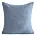 Poszewka na poduszkę 45x45 cm szenilowa, niebieska NILO