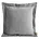 Poszewka na poduszkę  55x55 cm z szenilowej tkaniny srebrna o widocznym ozdobnym splocie Eva Minge Elegante