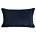 Poszewka na poduszkę 30x50 cm granatowa z miękkiej futrzanej tkaniny NINA