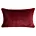 Poszewka na poduszkę 30x50 cm bordowa z miękkiej futrzanej tkaniny NINA