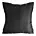 Poszewka na poduszkę 40x40 cm z satyny bawełnianej czarna NOVA