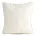 Poszewka na poduszkę 45x45 cm szenilowa kremowa z ozdobną lamówką - VANI