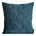 Poszewka na poduszkę 45x45 cm welwetowa, ciemnoturkusowa pikowana, wzór w stylu art deco RIA 2 Eurofirany Premium
