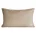 Poszewka na poduszkę 30x50 cm jasnobeżowa z miękkiej futrzanej tkaniny NINA