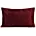 Poszewka na poduszkę  40x60 cm z szenilowej tkaniny bordowa o widocznym ozdobnym splocie Eva Minge Elegan
