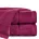 Ręcznik kąpielowy 50x90 cm bawełniany kolor amarantowy ze wzorem zygzaka 500 g/m2 KALIA Reina Line