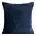 Poszewka na poduszkę 45x45 cm granatowa z miękkiej futrzanej tkaniny NINA