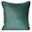 Poszewka na poduszkę 45x45 cm welwetowa kolor ciemnomiętowy z wypustką na brzegach SIBEL PIERRE CARDIN