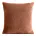 Poszewka na poduszkę 45x45 cm jasnobrązowa z miękkiej futrzanej tkaniny NINA