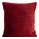 Poszewka na poduszkę 60x60 cm bordowa z miękkiej futrzanej tkaniny NINA