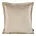 Poszewka na poduszkę 45x45 cm welwetowa jasnobeżowa z ozdobnymi brzegami RIA Diva Line