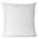 Poszewka na poduszkę 45x45 cm z tkaniny szyfonowej kolor biały zdobiona moherową nicią TIFFANY Eva Minge