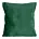 Poszewka na poduszkę 45x45 cm welwetowa, ciemnozielona pikowana w jodełkę metodą hot press SOFIA Eurofirany Premium