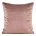 Poszewka na poduszkę 45x45 cm welwetowa, ciemnoróżowa o delikatnym połysku z ozdobną lamówką GAJA 2
