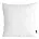 Poszewka na poduszkę 45x45 cm welwetowa biała z geometrycznym przeszywanym wzorem NALA Eurofirany Premium