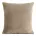 Poszewka na poduszkę 45x45 cm jasnobeżowa z miękkiej futrzanej tkaniny NINA
