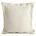 Poszewka na poduszkę  55x55 cm z szenilowej tkaniny kremowa o widocznym ozdobnym splocie Eva Minge Elegante