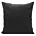 Poszewka na poduszkę 45x45 cm welwetowa czarna z drobnym strukturalnym wzorem MILO