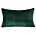 Poszewka na poduszkę 30x50 cm ciemnozielona z miękkiej futrzanej tkaniny NINA