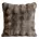 Poszewka na poduszkę 45x45 cm z futerka kolor beżowy zdobiona efektem 3D LILY