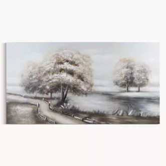 Obraz CALM 2 ręcznie malowany na płótnie pejzaż z drogą