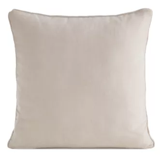 Poszewka na poduszkę 45x45 cm jasnobeżowa z szenilowej tkaniny - VANI