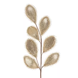 Świąteczna gałązka z drobnymi lśniącymi drobinkami