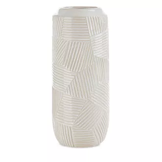 Wazon dekoracyjny ROMINA z wytłaczanym wzorem