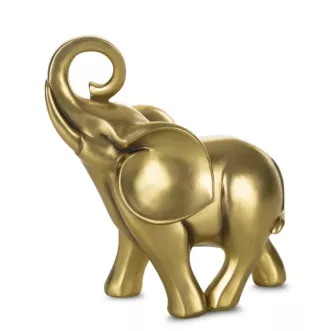 Figurka dekoracyjna SŁOŃ z uniesioną trąbą