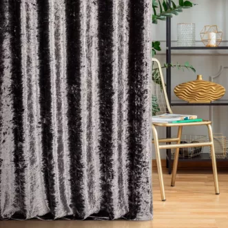 Tkanina zasłonowa gruba, welwetowa z połyskiem