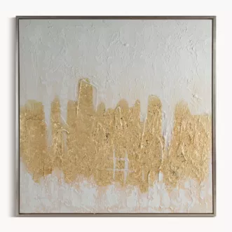 Obraz ABSTRACT ręcznie malowany na płótnie, oprawiony w ramę