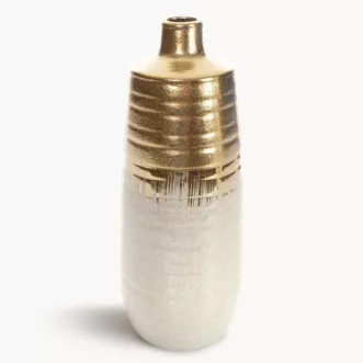 Wazon ceramiczny MAX 1 łączący fakturę granitu z lśniącą powierzchnią