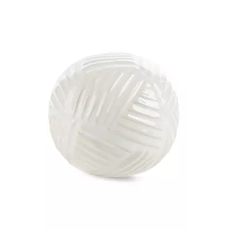 Figurka dekoracyjna kula ROMINA z wytłaczanym wzorem