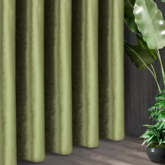 Tkanina zasłonowa, miękka welwetowa z połyskiem z kolekcji Eva Minge