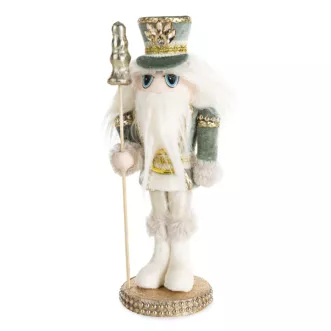 Figurka świąteczna dekoracyjna DZIADEK DO ORZECHÓW w pastelowych odcieniach