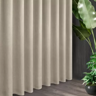 Tkanina zasłonowa strukturalna z delikatnym połyskiem z kolekcji Eva Minge