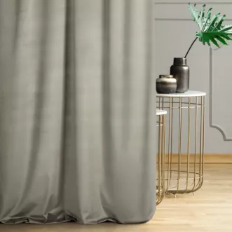 Tkanina zasłonowa, miękka, welwetowa o aksamitnej strukturze