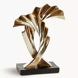Figurka złoto-czarna  p&oacute;łmatowa  20x8x25 cm ZOE